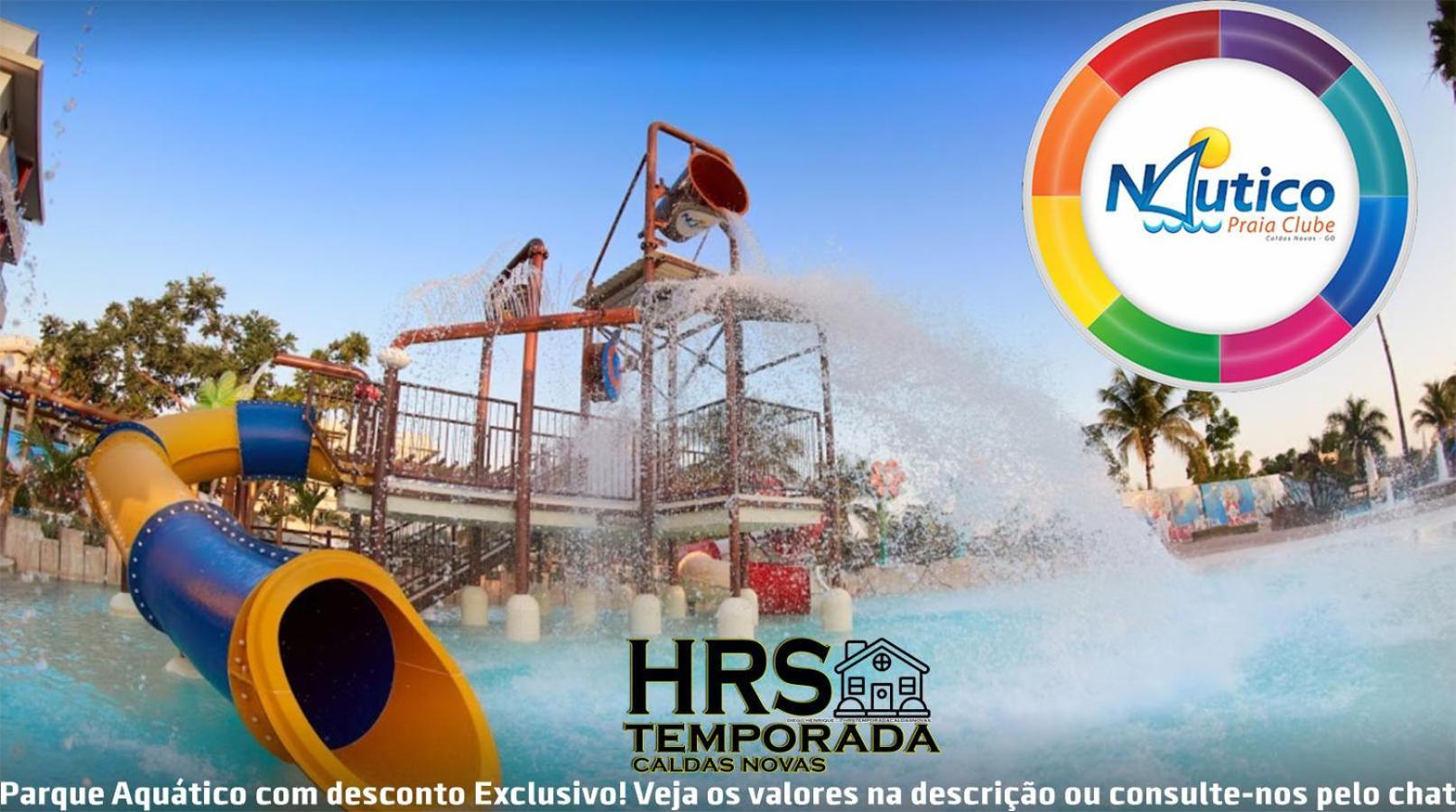 Hotel De Luxo Em Caldas Novas Com Ingressos Com Valor Exclusivo Nos Clubes Hot Park, Lagoa Termas, Waterpark, E Nautico!!! Kültér fotó