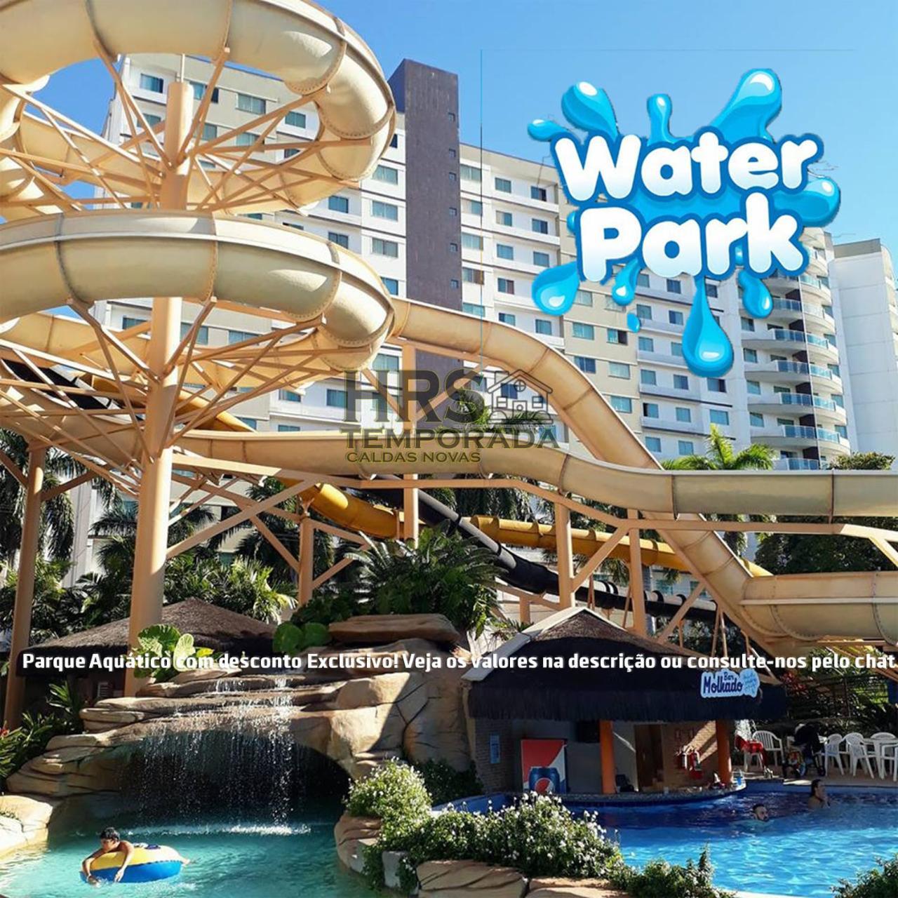 Hotel De Luxo Em Caldas Novas Com Ingressos Com Valor Exclusivo Nos Clubes Hot Park, Lagoa Termas, Waterpark, E Nautico!!! Kültér fotó