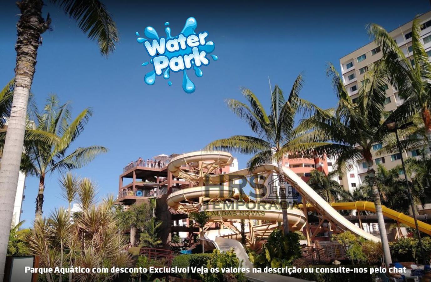Hotel De Luxo Em Caldas Novas Com Ingressos Com Valor Exclusivo Nos Clubes Hot Park, Lagoa Termas, Waterpark, E Nautico!!! Kültér fotó